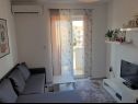 Apartments Mari - 100 m from beach: A1(4) Supetar - Island Brac  - Apartment - A1(4): living room