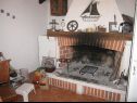 Apartments Bor - cosy & afordable: A1(3) Supetar - Island Brac  - fireplace