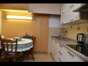 Apartments Val - 300 m to the beach: SA1 (2+1), A2(5+2) Supetar - Island Brac  - Studio apartment - SA1 (2+1): kitchen and dining room