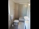 Apartments Bal - 400 m from beach: A2(2), A3(6) Supetar - Island Brac  - Apartment - A2(2): bathroom with toilet