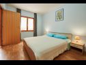 Apartments Antonia - 270m to sea: A4 Green(2+2), SA2 Silver(2), A1Blue(2), SA3 Gold(2) Mastrinka - Island Ciovo  - Apartment - A1Blue(2): bedroom