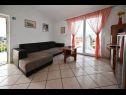 Apartments Mihovilovic - 50 m from beach: A1(4), A2(6+1), A3(4+2), A4(2+1) Slatine - Island Ciovo  - Apartment - A3(4+2): living room