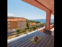 Apartments Dragica - modern & close to the sea: A2 Black & White(6) Klenovica - Riviera Crikvenica  - Apartment - A2 Black & White(6): terrace