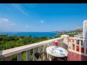 Apartments and rooms Villa Bouganvillea - sea view & garden: A1 Deluxe (2+1), A2 Superior (2+1), A3 Comfort (2+1), A4 Premium (2+1), R1 Deluxe (2), R2 Comfort (2) Mlini - Riviera Dubrovnik  - Apartment - A4 Premium (2+1): terrace view