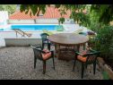 Apartments Kova - with pool: A1(2+1) Stari Grad - Island Hvar  - terrace