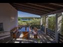 Holiday home Berto - with pool: H(4+2) Pomer - Istria  - Croatia - H(4+2): terrace