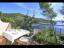 Holiday home Niso - with pool H(12+2) Cove Mikulina luka (Vela Luka) - Island Korcula  - Croatia - H(12+2): terrace view