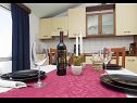 Apartments Dijana - 20m from the sea A1 Antica(4+1), A2 Diana(2+1), A3 Mirela(2+1) Prigradica - Island Korcula  - Apartment - A1 Antica(4+1): kitchen and dining room
