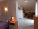 Apartments Dragica - with kids playground: A1 MIA(2+1), A2 IVA(2), A3 LARA(4+1), SA4 TEA(2) Malinska - Island Krk  - Studio apartment - SA4 TEA(2): bedroom