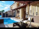 Holiday home Berna 2 - pool house: H(6+1) Malinska - Island Krk  - Croatia - H(6+1): terrace