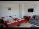 Apartments Vlado - 300 m from pebble beach: SA1(2+1), SA2(2), A3(2+2), SA4(2+1), A5(2+2), SA6(2) Njivice - Island Krk  - Apartment - A5(2+2): living room