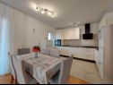 Apartments Fab - spacious terrace: A1(5+1) Punat - Island Krk  - Apartment - A1(5+1): kitchen and dining room