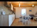 Apartments Insula Insule - rustic & peaceful: SA1(2+1), SA2(2+1) Skrbcici - Island Krk  - Studio apartment - SA2(2+1): kitchen and dining room