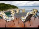 Holiday home Bernardica - on cliffs above sea: H(6+2) Vrbnik - Island Krk  - Croatia - H(6+2): terrace