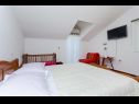 Apartments Jasna - family friendly: A1 Prizemlje (2+2), A2 Gornji (2+2) Baska Voda - Riviera Makarska  - Apartment - A2 Gornji (2+2): bedroom