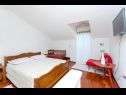 Apartments Jasna - family friendly: A1 Prizemlje (2+2), A2 Gornji (2+2) Baska Voda - Riviera Makarska  - Apartment - A2 Gornji (2+2): bedroom