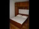 Apartments Nada - close to the sea and sea view A1(6), A2(4+1) Brela - Riviera Makarska  - Apartment - A2(4+1): bedroom