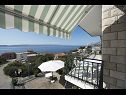 Apartments Robert - sea view : A1(4+1), A2(4+2) Brela - Riviera Makarska  - Apartment - A2(4+2): terrace