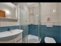 Apartments Anka - amazing location: SA1(3), SA2(4), SA3(4), SA4(2+2), SA5(2+2), SA6(2), SA7(4), A8(4+2), SA9(2+1), SA10(2), A11(2+2), SA13(4) Brela - Riviera Makarska  - Studio apartment - SA9(2+1): bathroom with toilet