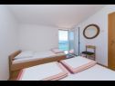 Apartments Gordan - apartments by the sea: A1(3+1), A2(3+1), A3(2) Brist - Riviera Makarska  - Apartment - A1(3+1): bedroom