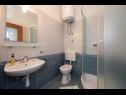 Apartments Ruzica - with sea view: A1 - plavi(3+2), A2 - (2+2), A3 - zuti(3+2) Igrane - Riviera Makarska  - Apartment - A1 - plavi(3+2): bathroom with toilet