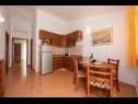 Apartments Ruzica - with sea view: A1 - plavi(3+2), A2 - (2+2), A3 - zuti(3+2) Igrane - Riviera Makarska  - Apartment - A2 - (2+2): kitchen and dining room
