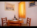 Apartments Ruzica - with sea view: A1 - plavi(3+2), A2 - (2+2), A3 - zuti(3+2) Igrane - Riviera Makarska  - Apartment - A2 - (2+2): dining room
