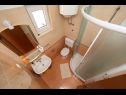 Apartments Ruzica - with sea view: A1 - plavi(3+2), A2 - (2+2), A3 - zuti(3+2) Igrane - Riviera Makarska  - Apartment - A2 - (2+2): bathroom with toilet