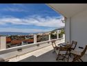 Apartments Prgo - with view and parking: A1(6), A2(6), A3(4) Makarska - Riviera Makarska  - Apartment - A3(4): terrace