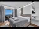 Apartments Prgo - with view and parking: A1(6), A2(6), A3(4) Makarska - Riviera Makarska  - Apartment - A1(6): bedroom