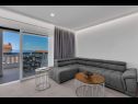 Apartments Prgo - with view and parking: A1(6), A2(6), A3(4) Makarska - Riviera Makarska  - Apartment - A2(6): living room