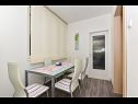 Apartments Pet - 300 m from beach: A1(5) Makarska - Riviera Makarska  - Apartment - A1(5): dining room
