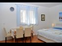 Apartments Ivi - big parking and courtyard SA2(3), SA4(2+1), SA3(2+1), SA5(2+1), SA6(2+1) Makarska - Riviera Makarska  - Studio apartment - SA4(2+1): bedroom