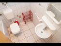 Apartments Ruza - sea view: A1(4), A2(4), A4(3+2), SA5(2), SA6(2+1), SA7(2), A8(2+2) Makarska - Riviera Makarska  - Apartment - A1(4): bathroom with toilet