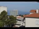 Apartments Jadro - 250 m from beach A1(4), A2Gornji(2+1), A3Srednji(2+1), A4Prizemlje(2) Makarska - Riviera Makarska  - Apartment - A1(4): terrace view