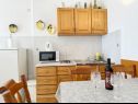 Apartments Mira - 10 m from beach: SA3(2), SA4(2), A5(2+2) Zaostrog - Riviera Makarska  - Studio apartment - SA4(2): kitchen and dining room