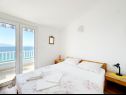 Apartments Tomo - 10 m from beach: A1(2+2), SA2(2) Zaostrog - Riviera Makarska  - Apartment - A1(2+2): bedroom
