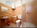 Apartments Tomo - 10 m from beach: A1(2+2), SA2(2) Zaostrog - Riviera Makarska  - Apartment - A1(2+2): bathroom with toilet