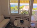 Apartments and rooms Gojko - 50 m from the beach: A1(9), A2(6), A3(2), A4(2+1), R3(2), R4(3) Zivogosce - Riviera Makarska  - Apartment - A2(6): living room