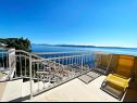 Apartments and rooms Gojko - 50 m from the beach: A1(9), A2(6), A3(2), A4(2+1), R3(2), R4(3) Zivogosce - Riviera Makarska  - Apartment - A3(2): terrace