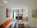 Apartments Mir - free parking: SA2(2), SA3(2), A4(2+2), A5(6+1) Zivogosce - Riviera Makarska  - Apartment - A5(6+1): living room