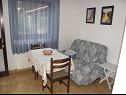 Apartments Ruzica - 50 m from sea: A1 Mali (2+1), A2 Veliki (4+1) Jezera - Island Murter  - Apartment - A1 Mali (2+1): living room