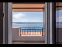 Apartments Nina - sea view family apartments SA1A(3), A1Donji(2+1), A3(6), A4(4+1), A5(6), A6(4) Celina Zavode - Riviera Omis  - Apartment - A3(6): sea view