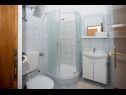 Apartments Nina - sea view family apartments SA1A(3), A1Donji(2+1), A3(6), A4(4+1), A5(6), A6(4) Celina Zavode - Riviera Omis  - Apartment - A6(4): bathroom with toilet