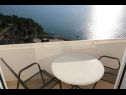 Apartments Paradiso with gorgeous sea view: A1 Doris (4+2), SA2 Petra (2+2), SA3 Nina (2) Lokva Rogoznica - Riviera Omis  - Apartment - A1 Doris (4+2): balcony