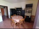 Apartments Draga - free parking & BBQ: A1(4), A2(4+2) Pag - Island Pag  - Apartment - A1(4): dining room