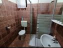 Apartments Draga - free parking & BBQ: A1(4), A2(4+2) Pag - Island Pag  - Apartment - A1(4): bathroom with toilet