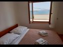 Apartments Blazenka - 20m from the sea A1(6) Tkon - Island Pasman  - Apartment - A1(6): bedroom