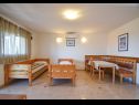Apartments Lidija - family friendly & close to the sea: A1(4), B2(2+2), C3(2) Banjol - Island Rab  - Apartment - B2(2+2): living room