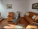Apartments Pero - 50 m from sea : A1 Ljiljana(4), SA2(2), A3 Lea(2) Banjol - Island Rab  - Apartment - A1 Ljiljana(4): living room